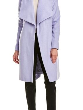 Cole Haan Lavender Open-Front Coat